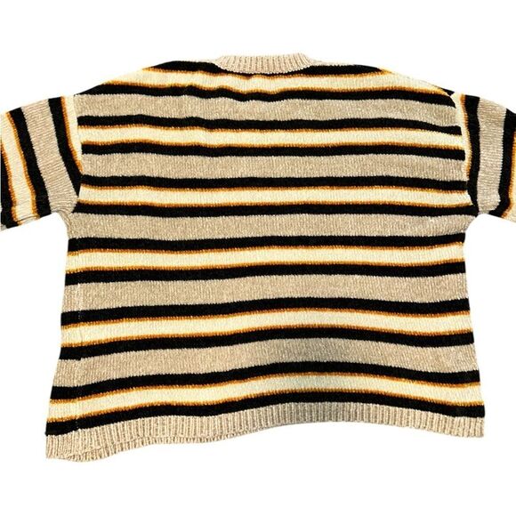 Volcom women’s XL y2k vintage striped chunky knit pullover sweater - Picture 2 of 4